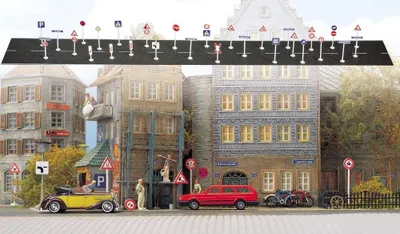 Produktbild von Busch 6028 - H0 Verkehrszeichen & Strassennamen - Neu