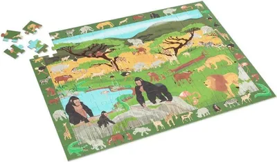 Produktbild von Entdeckerpuzzle Savanne