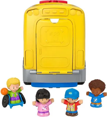 Produktbild von Fisher-Price Little People Big Yellow School Bus, Schule, 1 Jahr(e), Akkus/Batterien enthalten, AA, Mehrfarbig, Kunststoff