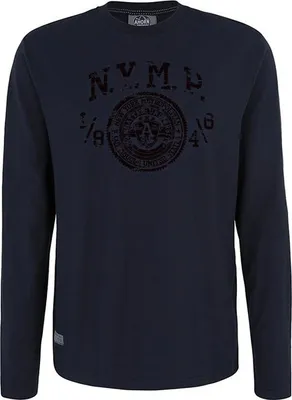 Produktbild von Übergrößen Longshirt New York schwarz AHORN SPORTSWEAR Navy 9XL