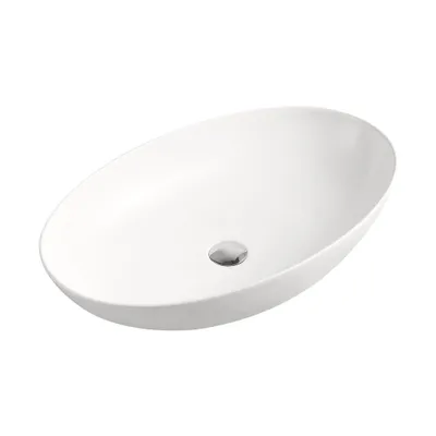 Produktbild von Beitz & Walz AqvaCeramica Aufsatzbecken 'oval 650 x 440 mm weiß