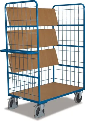 Produktbild von Variofit Etagenwagen hoch mit klappbaren Etagenböden, Ladefläche:1205x745 mm