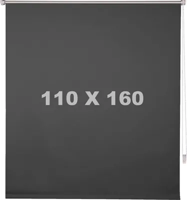 Image de Happyment Store de Luxe - Antraciet - 110x160cm - Occultant & Isolant - Profilé Aluminium - Sans Percer ou Avec Percer