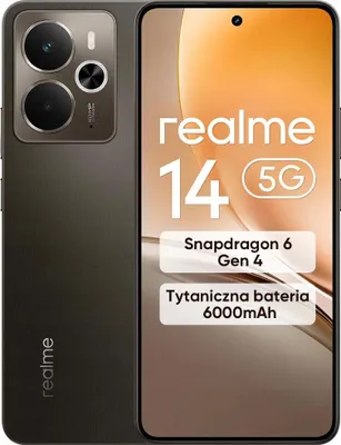 Image de realme 14 Smartphone 5G 6.67" 12GB RAM 256GB Noir - Android 15