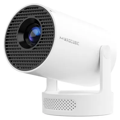 Produktbild von Magcubic HY300PRO+ Beamer, 200 ANSI-Lumen, 720p, HDMI, USB, Android 14, WLAN + Bluetooth, weiß