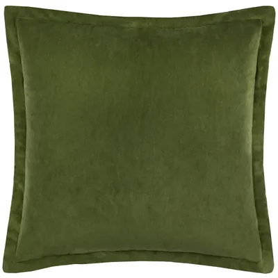Produktbild von Yard Merton Samt-Kissenbezug – Olivenöl – 55 x 55 cm