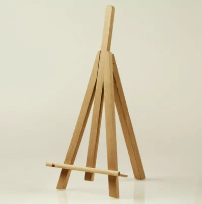 Produktbild von Mini Staffelei Menükartenhalter Tischstaffelei Platzkartenhalter (1 Stück) 25 cm