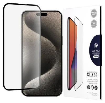 Obrázek produktu pro Dux Ducis Tvrzené sklo pro - iPhone 15 Pro Max - černé
