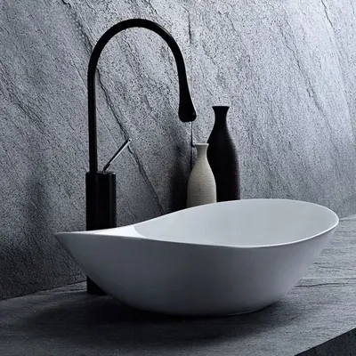 Produktbild von Rea Aufsatzwaschbecken Royal Oval White
