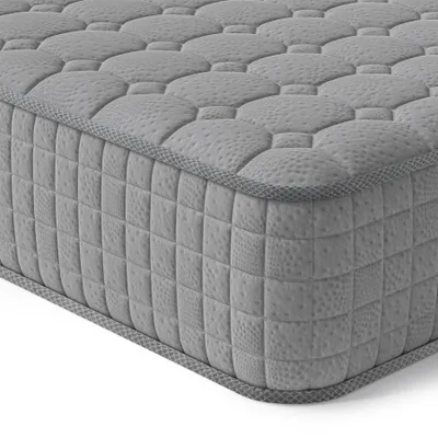 Produktbild von Vesgantti Matratze 180x200, 7-Zonen Federkernmatratze 24cm hoch, Mittelfeste Orthopädischem Tonnentaschenfederkernmatratze Grau (H3 Tight-top 24cm)