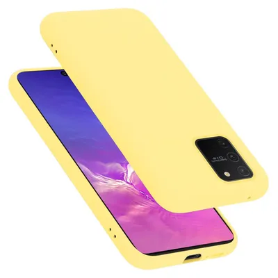 Produktbild von Cadorabo Schutzhülle für Samsung Galaxy A91 / S10 LITE / M80s Hülle in Gelb Handyhülle Case Cover TPU Etui