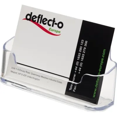 Image de deflecto 70101 deflecto Visitenkartenhalter, 1 Fach, glasklar