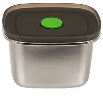 Produktbild von Brotbox aus Edelstahl mit Vakuumverschluss in Silber Aufbewahrungsdose