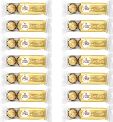 Produktbild von Ferrero Rocher Pralinen in edler Verpackung Thekendisplay 16x4 800g