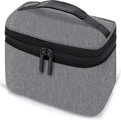 Produktbild von Kühltasche Klein, 3,5L Lunchtasche Lunchbag Wasserdicht Leicht Picknicktasche Lunch Isoliertasche Thermotasche für Arbeit und Schule, Grau