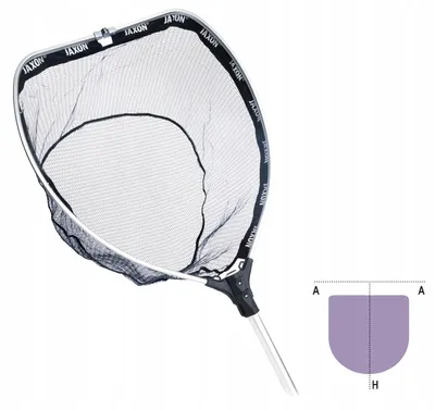 Produktbild von Kescher Jaxon PL-AB240X klappbar 240cm gummiertes Netz 59x70cm