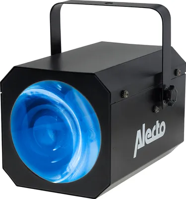 Produktbild von Alecto LE-180 - LED Discolampe, Effektstrahler mit DMX-Ein- und Ausgang und 8 vorprogrammierte Lichteffekte