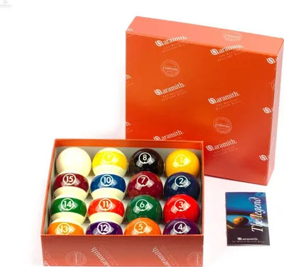 Set 16 Boules de Billard Américain en résine (57mm) 15 boules numérotées SOKKER | Decathlon