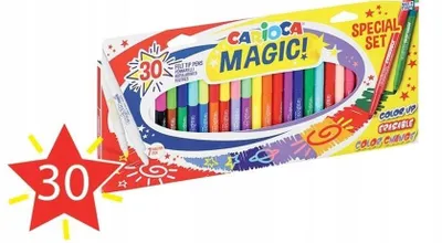 Produktbild von Carioca Magic Filzstifte Set für Kinder, 30 Stück