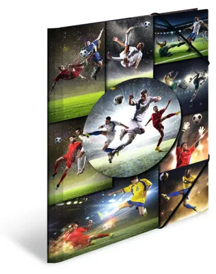 Immagine prodotto di Cartella in cartone A3 calcio confezione da 3