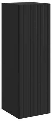 Immagine prodotto di Mobiletto da Bagno a Muro Nero 33 x 34,5 x 100 cm
