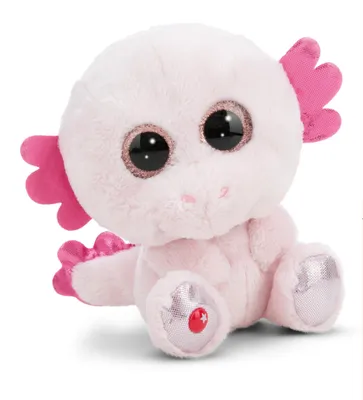 Produktbild von NICI Kuscheltier GLUBSCHIS Axolot Xomo 15cm rosa - Stofftier aus weichem Plüsch, niedliches Plüschtier zum Kuscheln und Spielen, für Kinder & Erwachse
