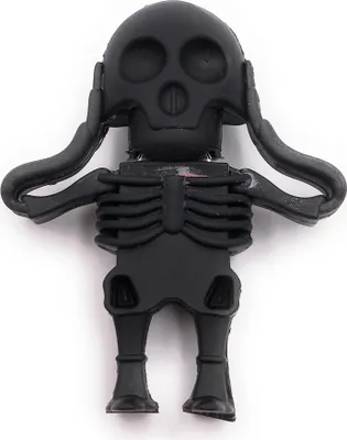 Obrázek produktu pro Onlineworld2013 Skeleton lebka kostra kostra černý Funny USB Stick 128 GB USB 3.0
