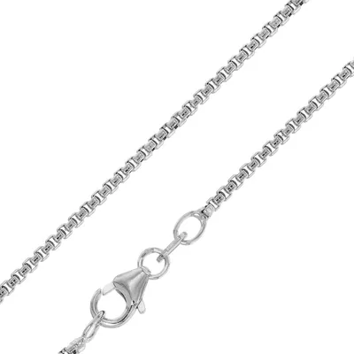 trendor 35897 Herren-Halskette 925 Silber gerundete Venezianer 1,5 mm breit 1