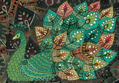 Produktbild von D-Toys Pattern Peacock - 1000 Teile
