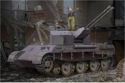 Obrázek produktu pro HobbyBoss 84535 Model kit, Flackpanzer V /A / Multicoloured