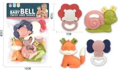 Zdjęcie produktu dla Grzechotki 4szt - Merkpol