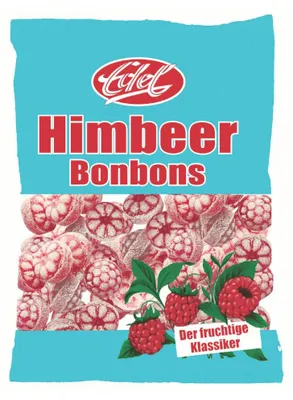 Zdjęcie produktu dla Noble cukierki malinowe owocowy klasyk twardy karmel 120g
