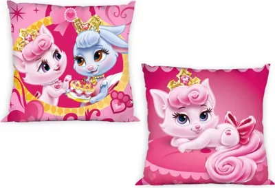 Obrázok produktu pre Disney Princess Palace Pets vankúš plyšový vankúš dekoratívny vankúš 40 x 40 cm