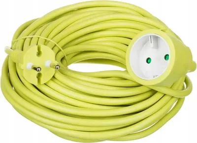 Obrázek produktu pro Limetkově zelený prodlužovací zahradní kabel 20 m 230 V