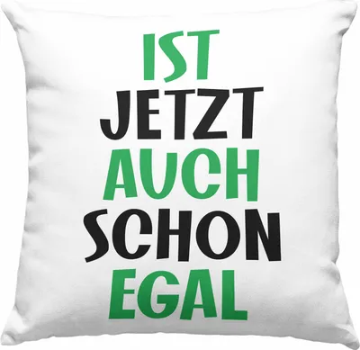 Produktbild von Trendation - Deko-Kissen mit Füllung 40x40 mit Spruch für Frauen Männer Mann Frau Ist Jetzt Auch Schon Egal Geschenkidee Freundin Kollegin (Rosa)