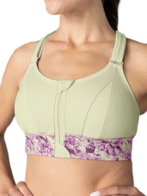 Obrázek produktu pro Shefit Sportovní Podprsenka Světle Zelená, Silná Podpora, Nastavitelná, Xl