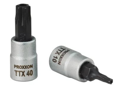 Immagine prodotto di Proxxon Steckschlüsseleinsatz 23764 1/4" TX-Einsatz T 40 mit Stirnbohrung