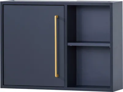 Produktbild von Badezimmer Hängeschrank KELLA-80 in nachtblau, B/H/T: ca. 66,8/48,4/16 cm