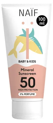 Produktbild von Naïf Mineralische Sonnencreme für Baby & Kids LSF 50 100 ml