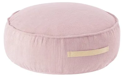 Produktbild von MeowBaby Slimcord Sitzpouf für Kinder, Cord, rund, 65x20 cm, rosa