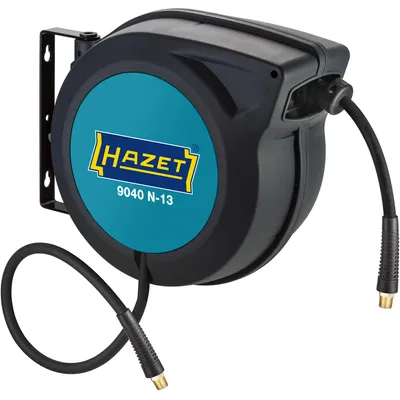 Produktbild von HAZET 9040N-13, Wandmontierte Rolle, Automatisch, Funktional, Schwarz, Blau, Kunststoff, Polymer, Wand-montiert