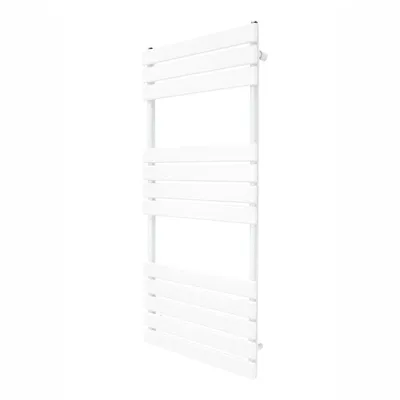 Obrázek produktu pro Plochý radiátor na ručníky - 1200 mm x 500 mm - bílý