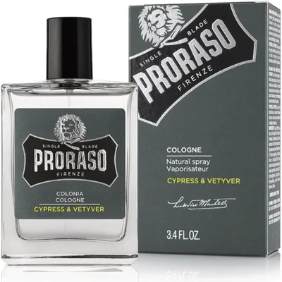 Zdjęcie produktu dla Proraso - Cypress & Vetyver - Woda Kolońska 100 ml