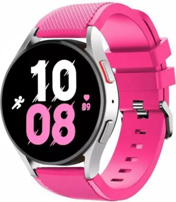 Produktbild von Strap-it Samsung Galaxy Watch 5 - 44mm Silikonarmband (Pink)