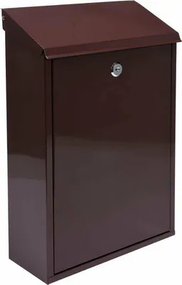 Produktbild von VOREL Briefkasten 400x250x100mm Braun