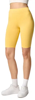 Produktbild von Merry Style Damen Kurze Leggings aus Viskose MS10-145(Gelb, S)