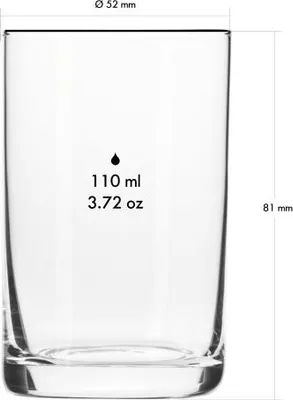 Zdjęcie produktu dla Komplet 6 szklanek do napojów Basic 100 ml