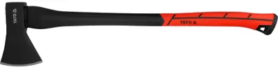 Produktbild von Axt Beil mit Fiberglas Stiel, Universal Spaltaxt Holzaxt Forstaxt Spalthammer Spaltbeil Holzspalte, Gewicht:1250g (YT-79977)