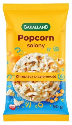Produktbild von Bakalland gesalzenes Popcorn, 90 g x 24 Stück, für die Zubereitung in der Mikrowelle