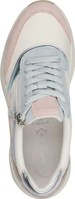 Produktbild von Tamaris Comfort Damen Sneaker Leder Reißverschluss weit geschnitten 8-83706-45, Größe:39 EU, Farbe:Rosa